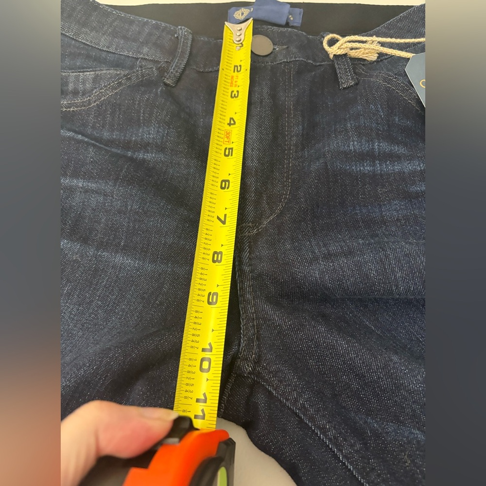 Democracy Ab Solutions High Rise Ankle Distressed Denim Jean size 10P Petite NWT - Picture 8 of 11